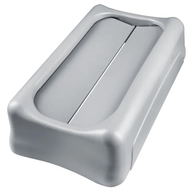 Slim Jim® Swing Lid 20.47X11.34X5.08 IN Gray Rectangle Resin Slim 1/Each
