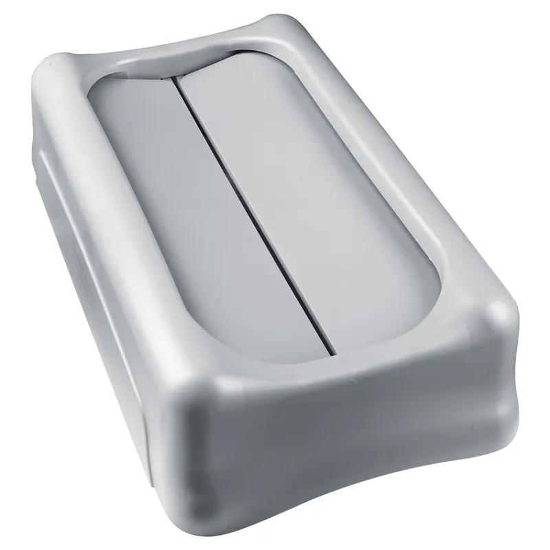 Slim Jim® Swing Lid 20.47X11.34X5.08 IN Gray Rectangle Resin Slim 1/Each