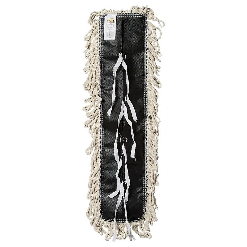 Bristles Dust Mop 36X5 IN White Synthetic Fiber 4PLY Loop End Disposable 1/Each