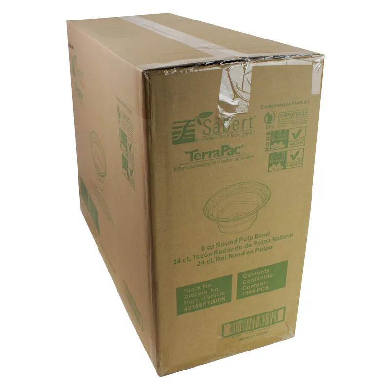 Bowl 8 OZ Pulp Fiber Round 1000/Case