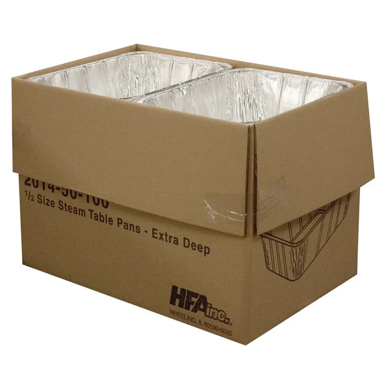 Steam Table Pan 1/2 Size Aluminum Extra Deep 100/Case