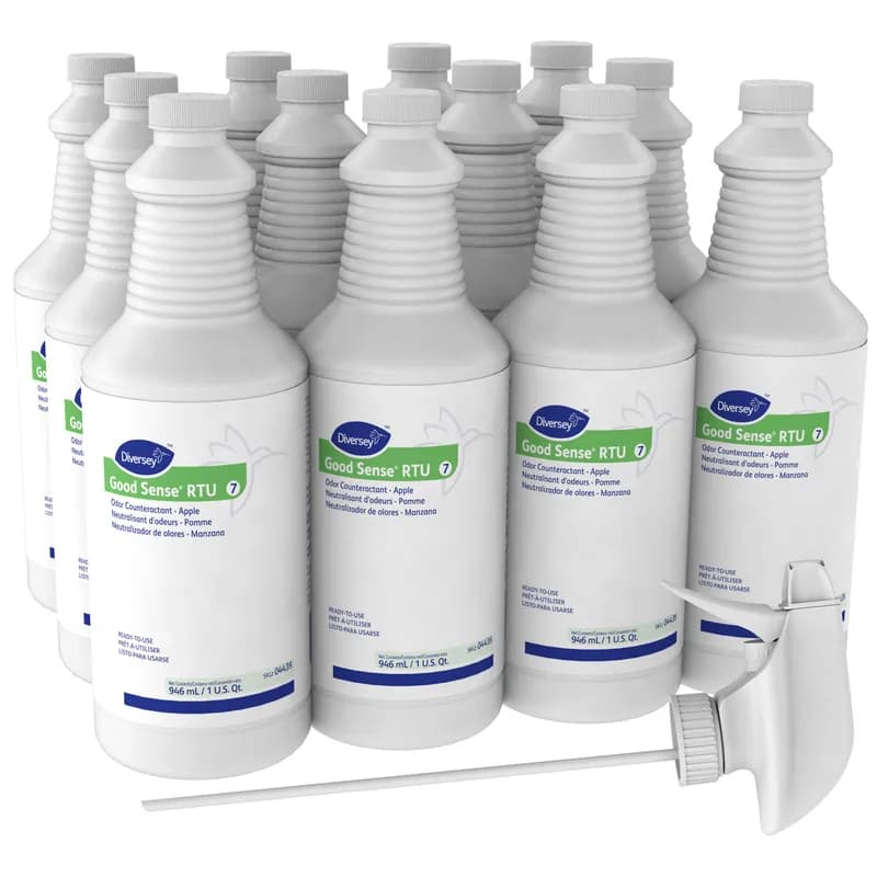 Good Sense® #7 Deodorizer Apple Colorless Liquid RTU 32 FLOZ Spray Bottle 12/Case