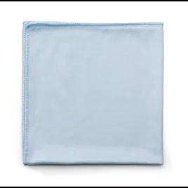 Hygen Glass Cloth 16X16 IN Microfiber Blue 12/Case