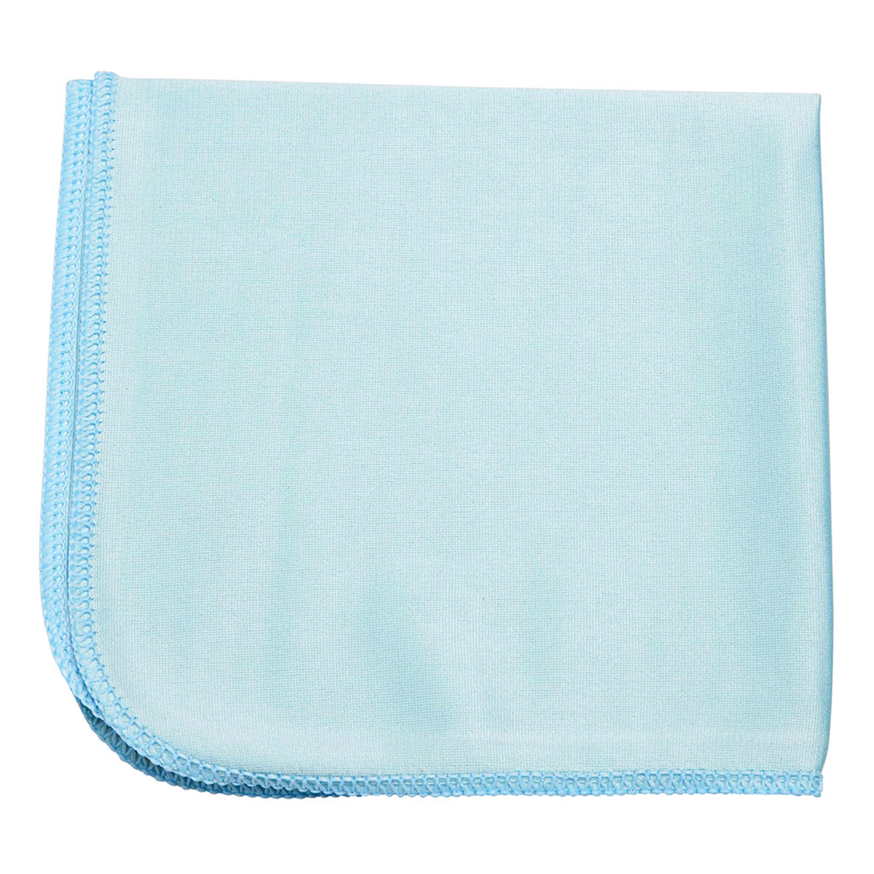 Hygen™ Glass Cloth 16X16 IN Microfiber Blue 12/Case