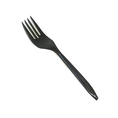 Victoria Bay Fork PP Black Medium Weight 1000/Case