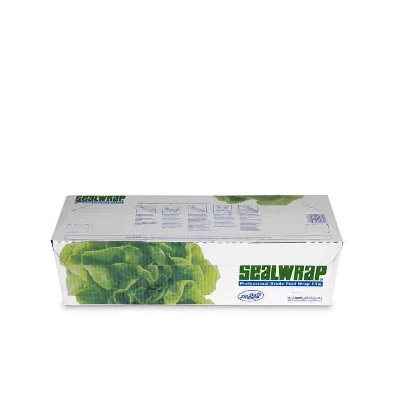 ZipSafe® Cling Film Cutter & Roll 18IN X2000FT Plastic 38 Gauge Clear 1/Roll