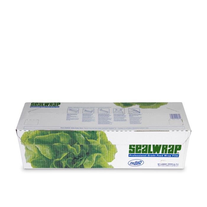 ZipSafe® Cling Film Cutter & Roll 18IN X2000FT Plastic 38 Gauge Clear 1/Roll