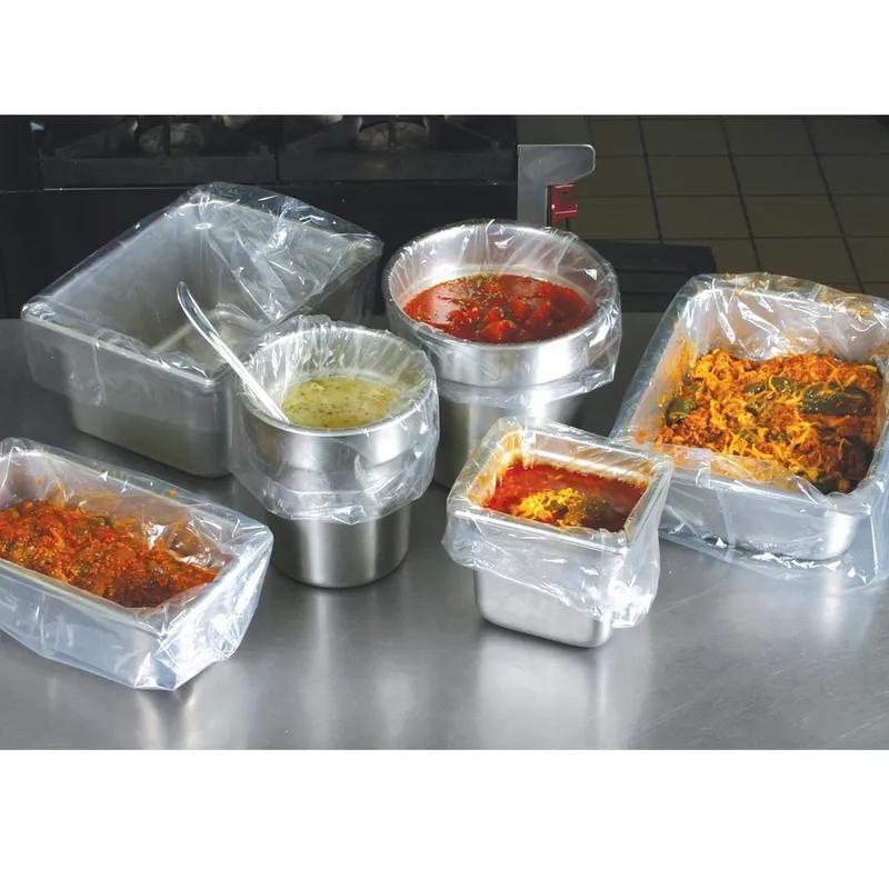 Pan Liner 4 QT 12X15 IN Poly Nylon Clear 1MIL Flat 100/Case