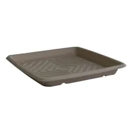 Serving Tray Base 11X11X1.06 IN Pulp Fiber Kraft Square 25/Case