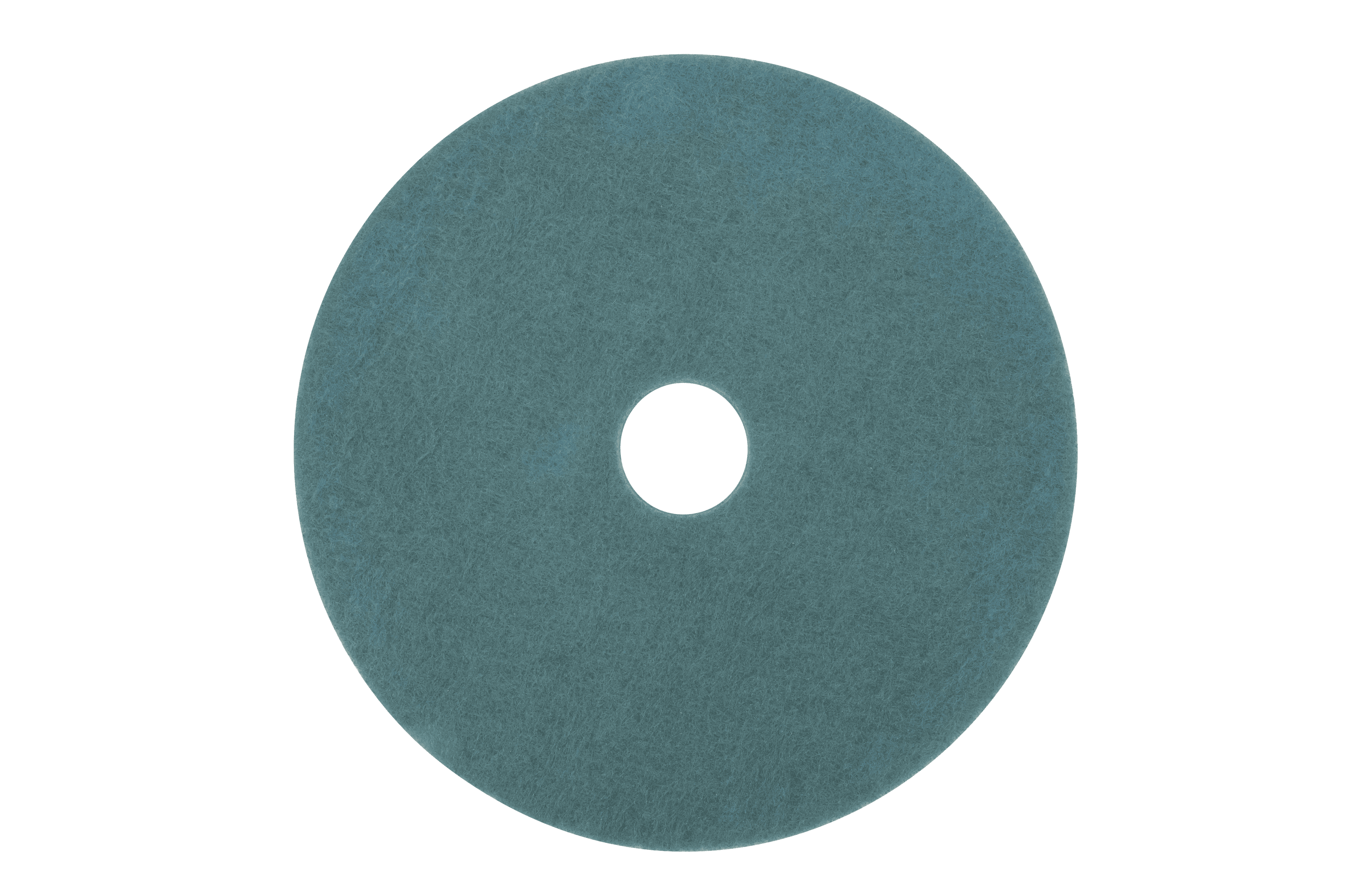 3M™ 3100 Burnishing Pad 17X1 IN Aqua Non-Woven Polyester Fiber Nylon Fiber 1500-3000 RPM Center Hole 5/Case