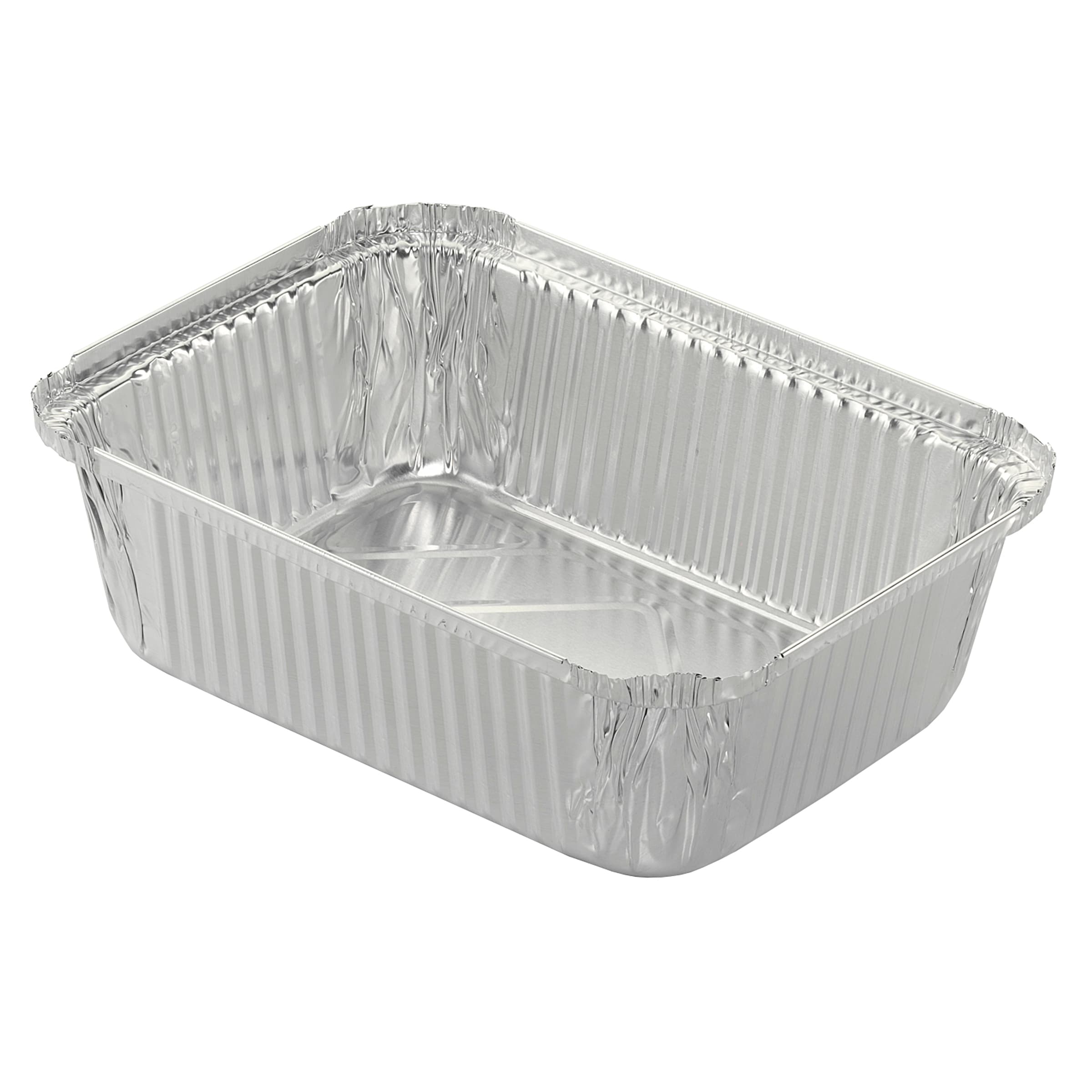 Take-Out Container Base 9.625X7.125X2.75 IN Aluminum Silver Oblong 250/Case