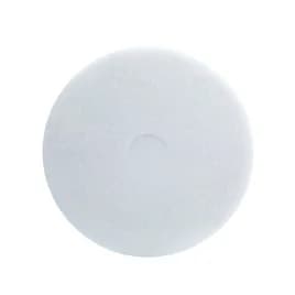 3M™ Scotch-Brite™ 4100 Scrubbing Pad 17X1 IN White Non-Woven Polyester Fiber 175-600 RPM Center Hole 5/Case