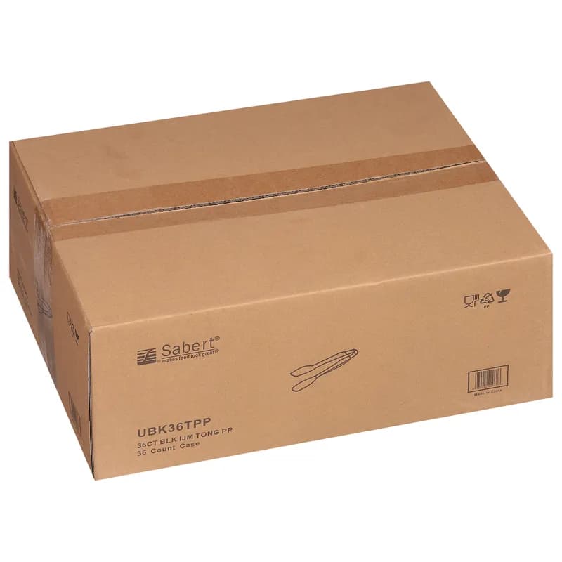 Serving Tongs 10.875 IN PS Black 36/Case