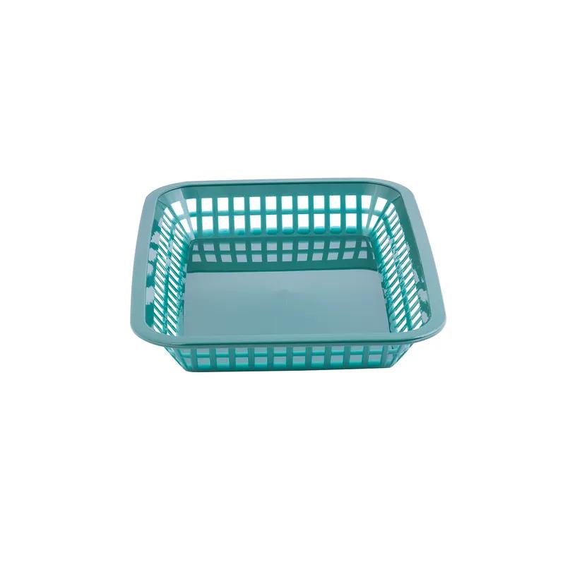 Basket 10.75X7.75X1.50 IN Polypropylene Homopolymer (PPH) Forest Green Rectangle 36/Case
