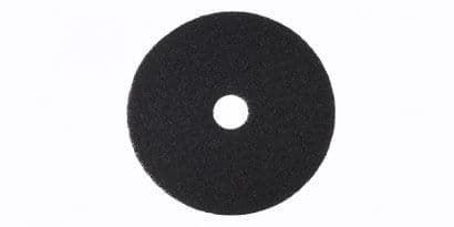 3M™ 7300 Stripping Pad 19X0.5 IN Black Nylon 175-600 RPM Center Hole 5/Case