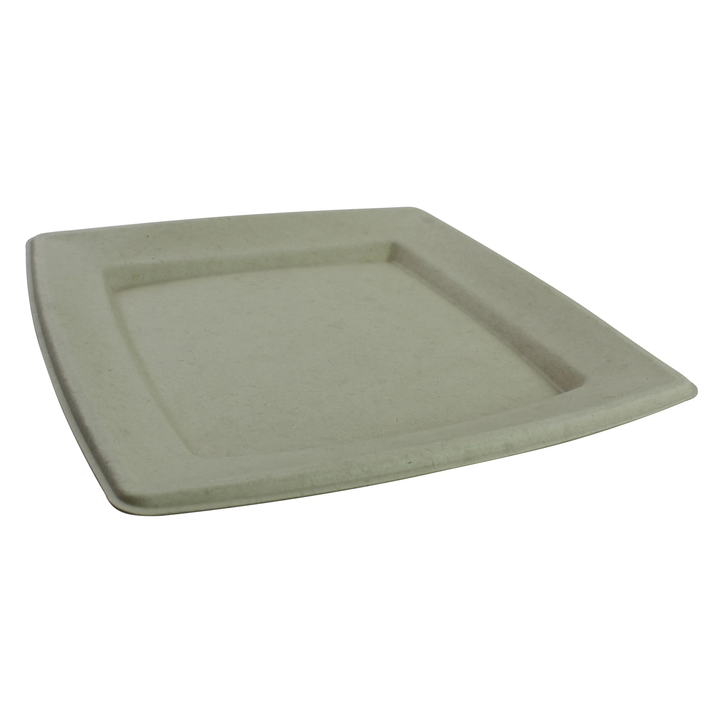 Plate 10X10 IN Pulp Fiber Kraft Square 300/Case