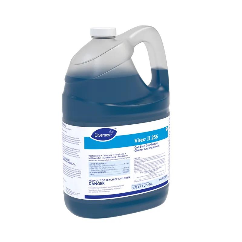 Virex® II 256 Mint One-Step Disinfectant Deodorizer 1 GAL Multi Surface Liquid Concentrate Quat 4/Case