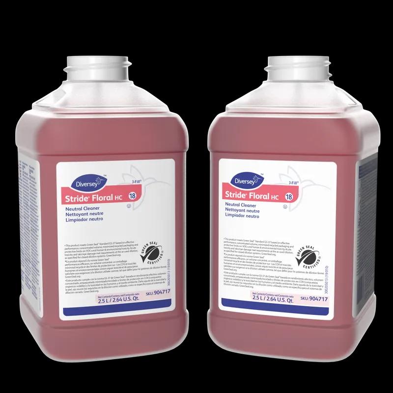 Stride Floral All Purpose Cleaner 2.5 L Neutral Liquid Concentrate Kosher For J-Fill® 2/Case