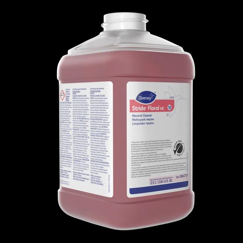 Stride Floral All Purpose Cleaner 2.5 L Neutral Liquid Concentrate Kosher For J-Fill® 2/Case