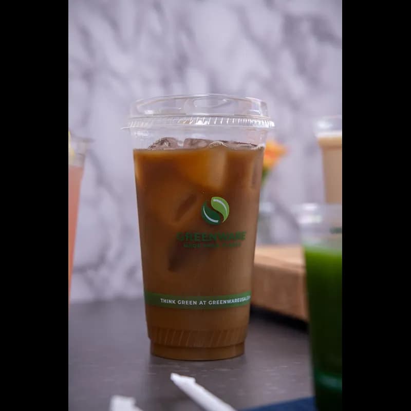Greenware® Cold Cup 24 OZ PLA Clear Stock Print 600/Case