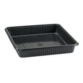 Cornbread Container 8X8 IN CPET Black Square Bakeable 440/Case