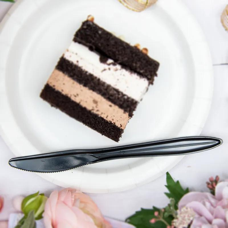 Dart® Style Select® Knife 6.5 IN PS Black Medium Weight 1000/Case