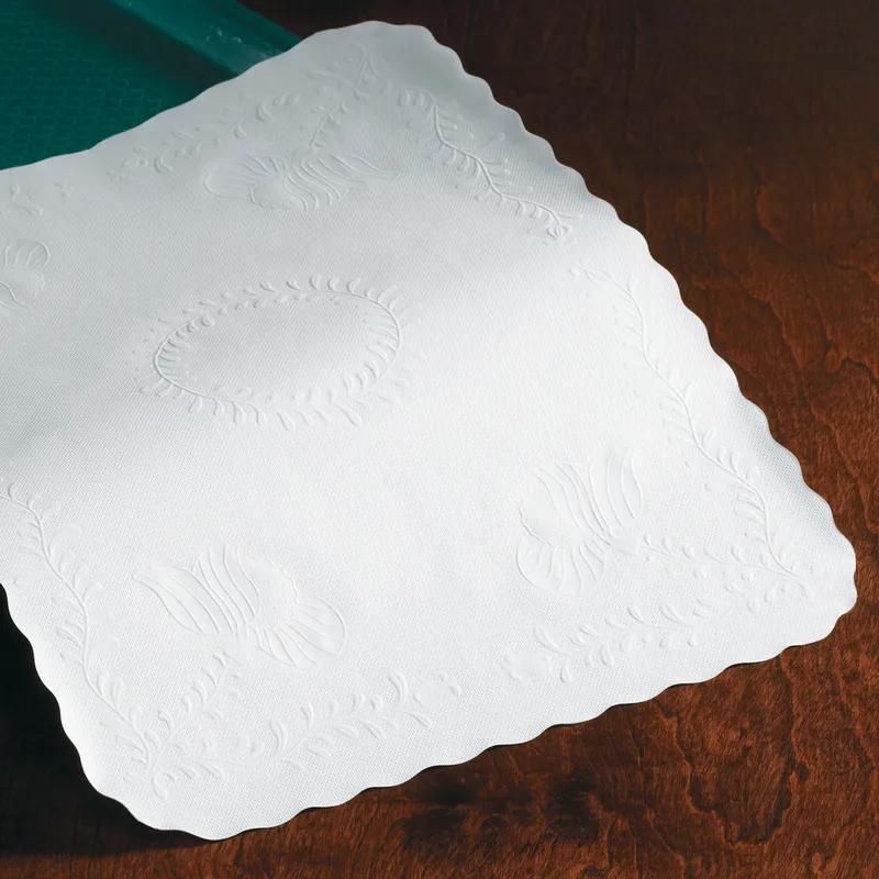 Tray Cover 14X19 IN White Paper Straight 1000/Case