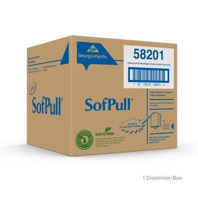Sofpull® Paper Towel Dispenser 10.375X10.875 IN Wall Mount Smoke Centerpull 1/Each