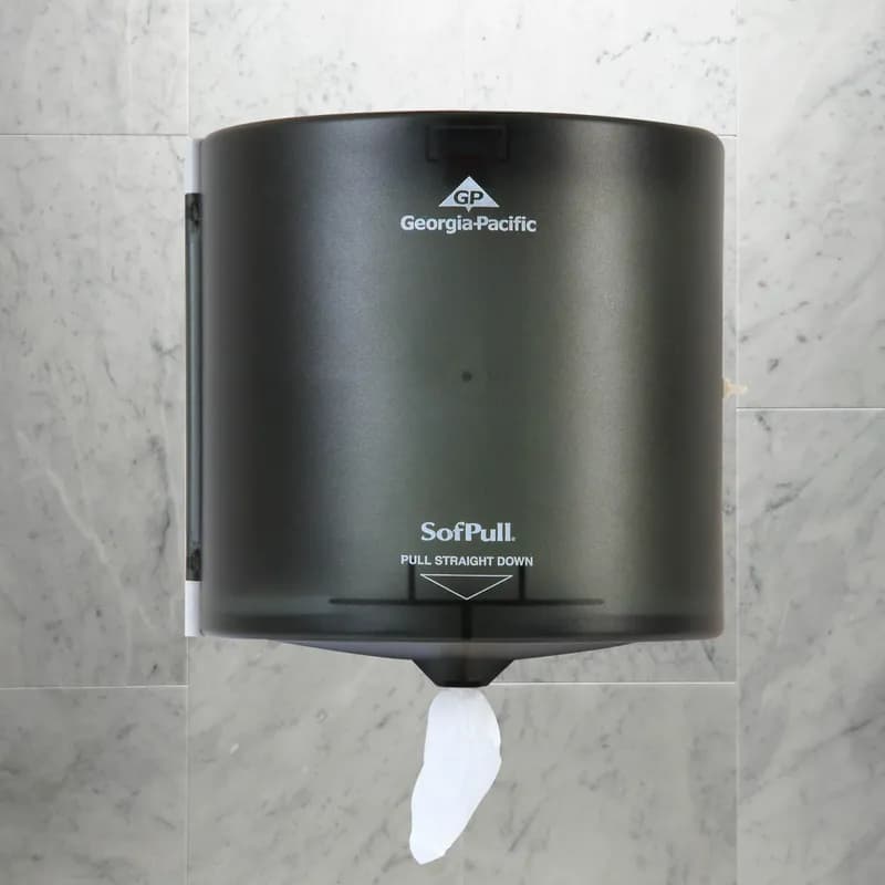 Sofpull® Paper Towel Dispenser 10.375X10.875 IN Wall Mount Smoke Centerpull 1/Each