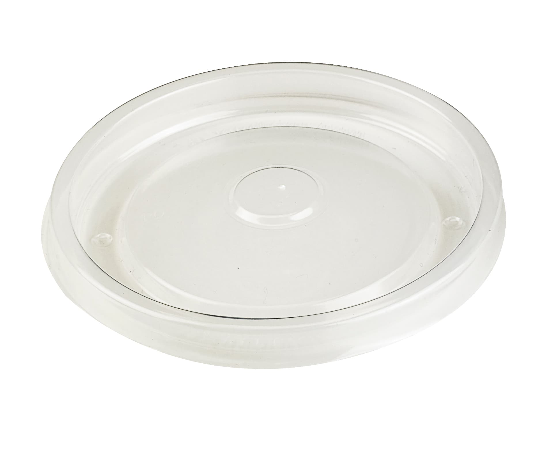 Lid Flat 3.78X0.4 IN PP Clear Round For Container Microwave Safe Freezer Safe 50 Count/Pack 10 Packs/Case 500 Count/Case