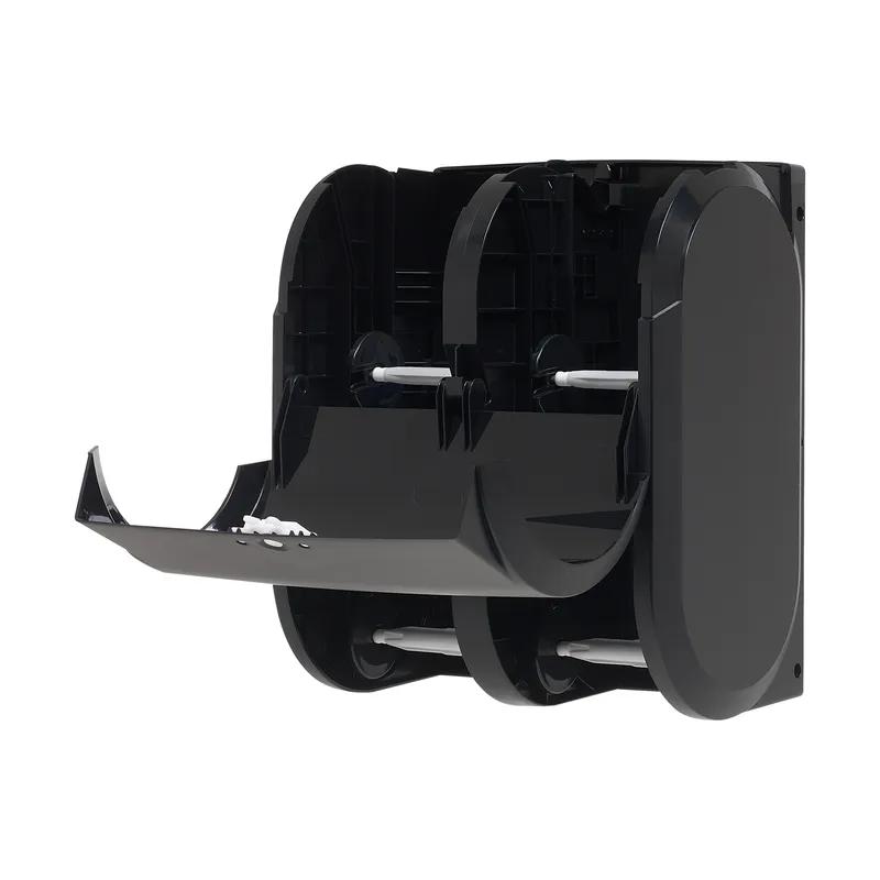 Compact® Toilet Paper Dispenser 5X5.375 IN Wall Mount Black 4-Roll Coreless High Capacity 1/Each