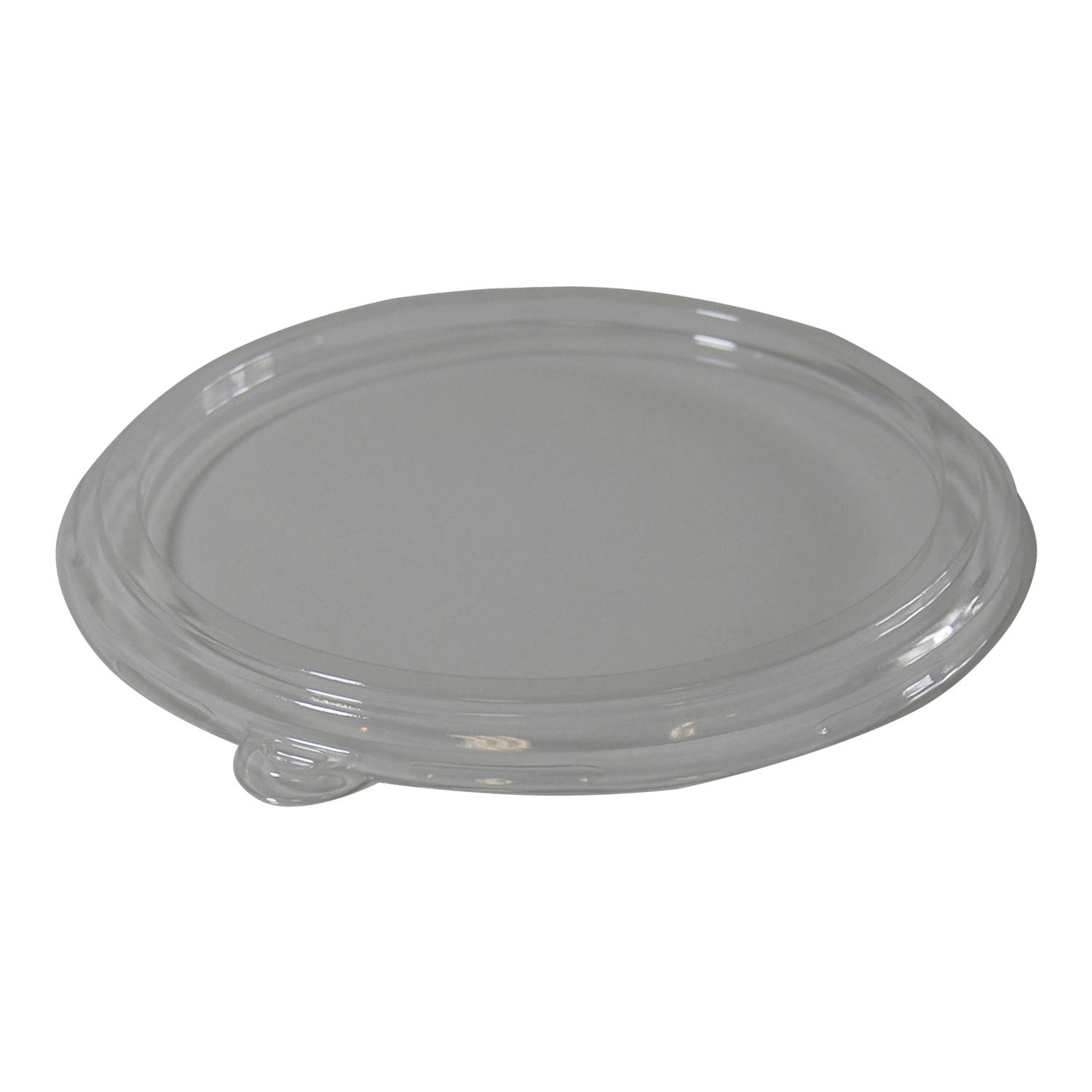 Lid Flat 6.25X0.38 IN 1 Compartment PET Clear Round For 16 OZ Bowl Unhinged 500/Case