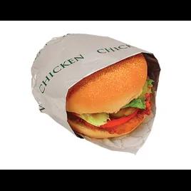 Bagcraft® Chicken Food Wrap 10X14 IN Foil-Lined Paper 2000/Case