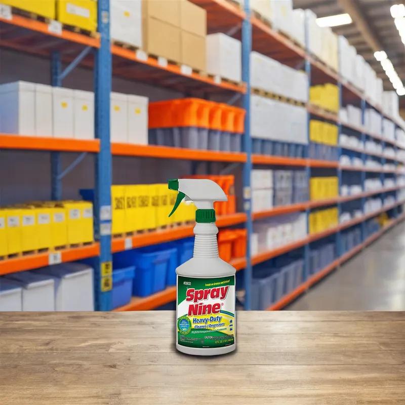 Spray Nine® Citrus Scent All Purpose Cleaner 32 FLOZ Multi Surface Heavy Duty Liquid Quaternary Ammonium 12/Case