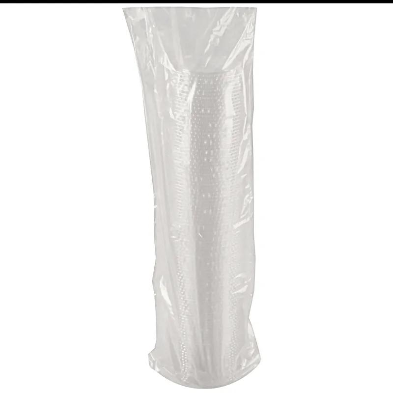 Kal-Clear Lid Flat 3.8X0.3 IN PET Clear For 12-20 OZ Cold Cup With Hole 1000/Case