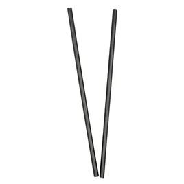 Victoria Bay Jumbo Straw 7.75 IN PP Black Unwrapped 400 Count/Pack 25 Packs/Case 10000 Count/Case