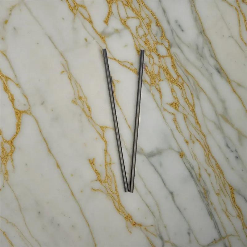 Victoria Bay Jumbo Straw 7.75 IN PP Black Unwrapped 400 Count/Pack 25 Packs/Case 10000 Count/Case