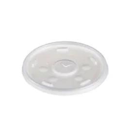 Dart® Lid Flat HIPS Translucent For 24 OZ Cup Identification 500/Case