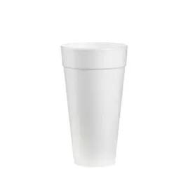 Dart® J Cup® Cup Insulated Tall 24 OZ Polystyrene Foam White 500/Case