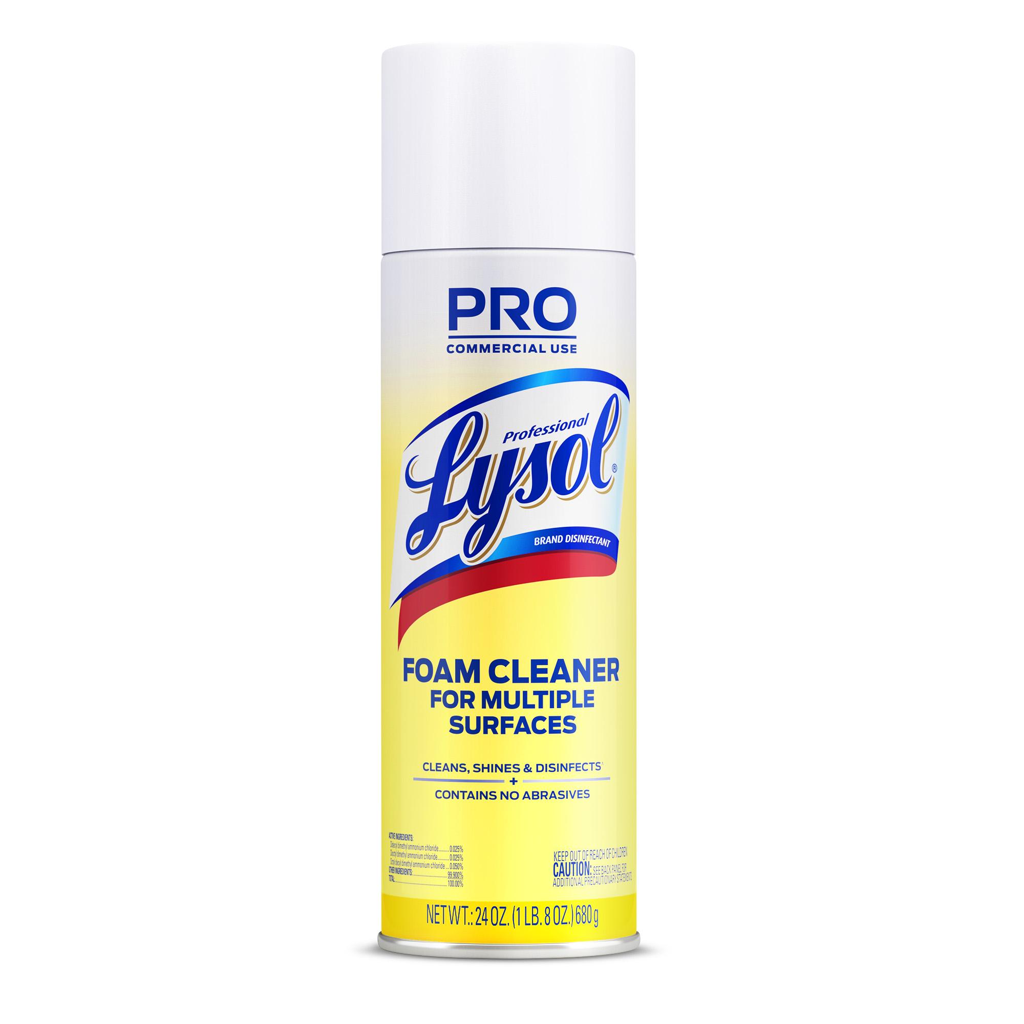 Lysol® Fresh Scent One-Step Disinfectant 24 FLOZ Multi Surface Aerosol Alcohol 12/Case