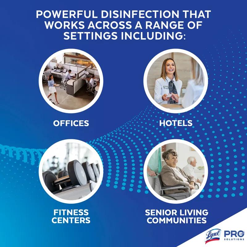 Lysol® Fresh Scent One-Step Disinfectant 24 FLOZ Multi Surface Aerosol Alcohol 12/Case