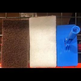 Utility Pad Holder Synthetic Fiber Brown White Without Handle With Pad 1/Kit