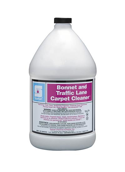 Bonnet & Traffic Lane Floral Carpet Cleaner Carpet Bonnet 1 GAL Alkaline Concentrate Fast Drying 4/Case