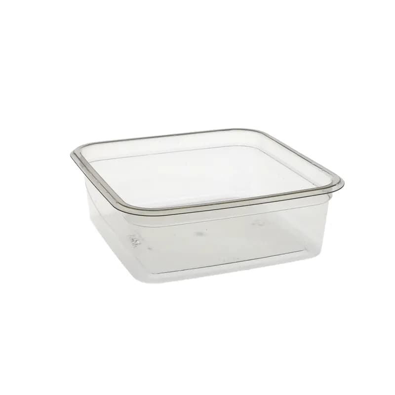 Deli Container Base 24 OZ PET Clear Square 360/Case