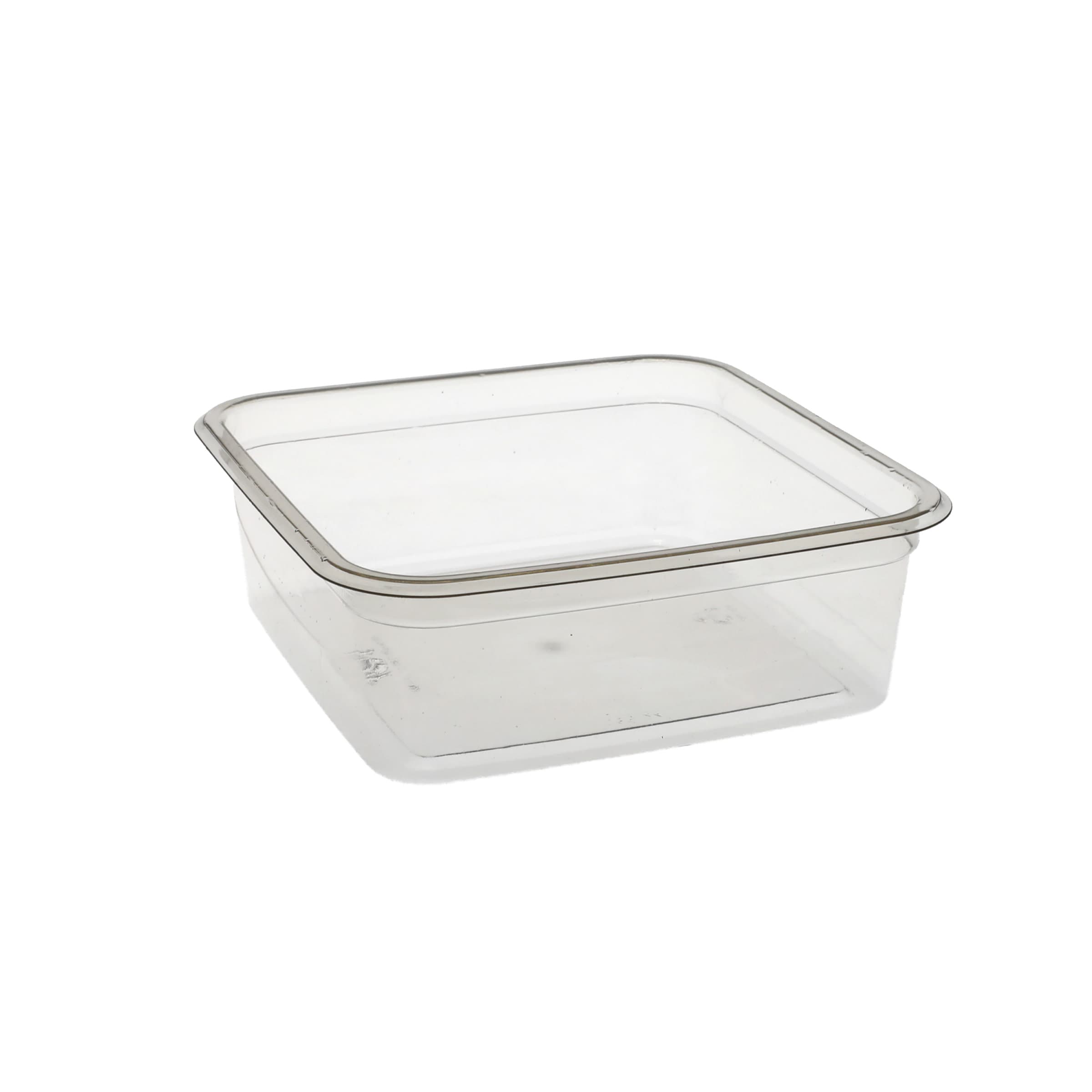 Deli Container Base 24 OZ PET Clear Square 360/Case