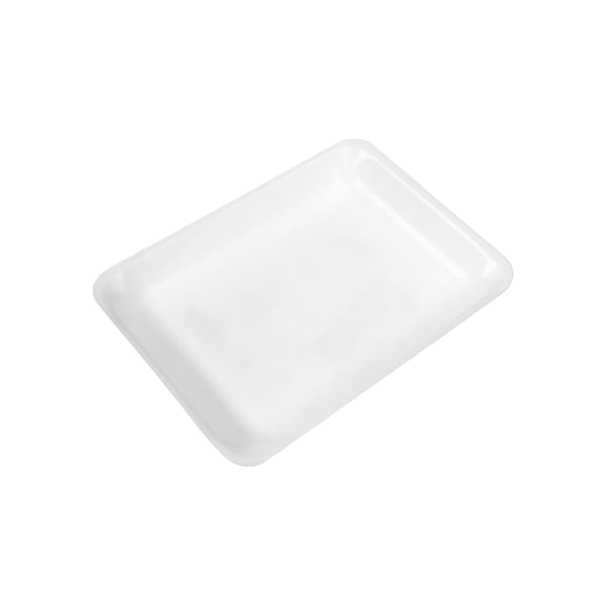 8D Meat Tray 8.5X10.63X1.63 IN Polystyrene Foam White Heavy 400/Bundle
