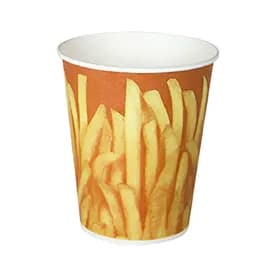 Solo® Great Fries French Fry Cup & Scoop 16 OZ Paper Grease Resistant 1000/Case