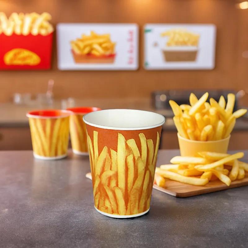 Solo® Great Fries French Fry Cup & Scoop 16 OZ Paper Grease Resistant 1000/Case