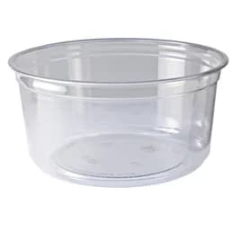 Recycleware® Deli Container Base 12 OZ RPET Clear Round 500/Case