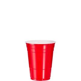 Solo® Cold Cup Party 16 OZ HIPS Red 50 Count/Pack 20 Packs/Case 1000 Count/Case